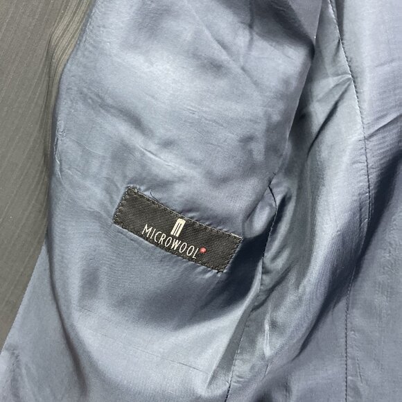 Baumler Blazer Jacket Sports Coat Mens Sz 48 Black / Dark Blue Formal Read - Picture 12 of 16